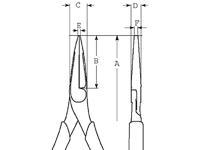 Bahco ergo platbektang 140 mm | 2421 G-140 - thumbnail