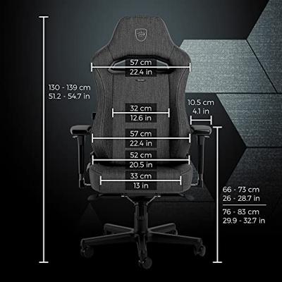 Noblechairs noblechairs HERO ST TX Gaming Stuhl - anthrazit Gaming stoel Zwart Noblechairs noblechairs HERO ST TX Gaming Stuhl - anthrazit Gaming stoel Zwart