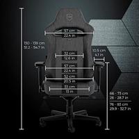 Noblechairs noblechairs HERO ST TX Gaming Stuhl - anthrazit Gaming stoel Zwart - thumbnail