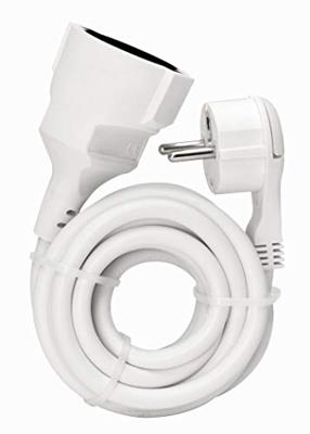Kopp 143602080 Stroom Verlengkabel Wit 3.00 m H05VV-F 3G 1,5 mm²