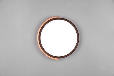 Trio Zwarte led plafonnièreJano Ø 32cm - R67201132