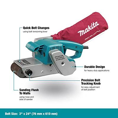 Makita 9924DB Bandschuurmachine 76mm 850W 230V - thumbnail