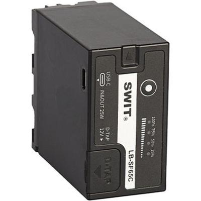 SWIT LB-SF65C 65Wh NP-F-type DV battery with 12V D-tap and USB-C is Sony L-series compatible SWIT LB-SF65C 65Wh NP-F-type DV battery with 12V D-tap and USB-C is Sony L-series compatible