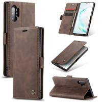 CaseMe-013 multifunctionele horizontale Flip lederen draagtas met kaartsleuf & houder & portemonnee voor Galaxy Note 10 + (koffie) - thumbnail