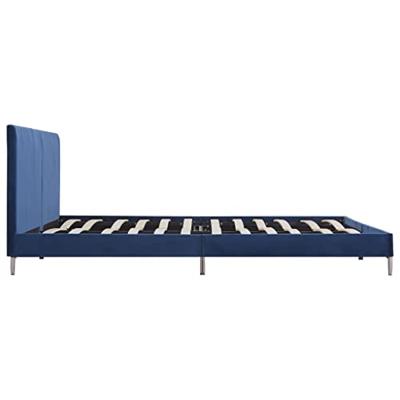 Bedframe stof blauw 180x200 cm Bedframe stof blauw 180x200 cm