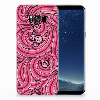 Samsung Galaxy S8 Plus | Hoesje maken | Swirl Pink