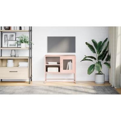 Tv-meubel 68x39x60,5 cm staal roze Tv-meubel 68x39x60,5 cm staal roze