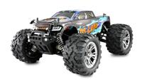Amewi M-Land Blauw Brushed 1:16 RC modelauto voor beginners Elektro Monstertruck 4WD RTR 2,4 GHz - thumbnail