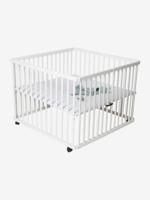 Houten opvouwbare box VERTBAUDET wit - thumbnail