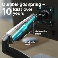 ONKRON G80 81,3 cm (32") Bureau Zwart - thumbnail