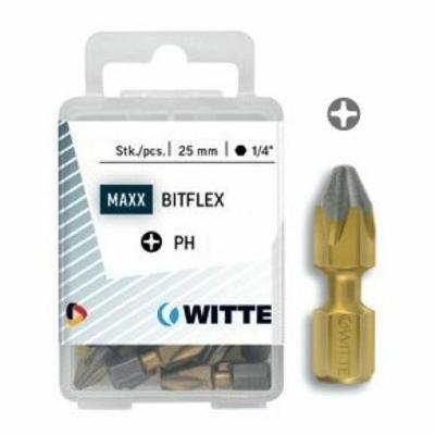 Set van tips WITTE PH 2 DIAMOND FLEX PH2 5 Stuks
