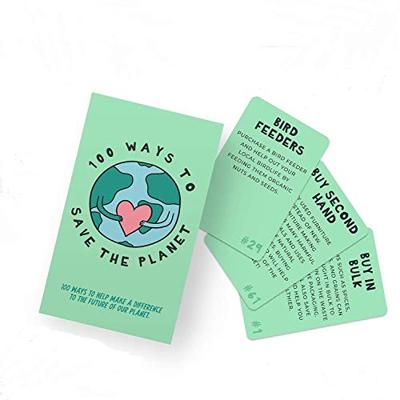 100 Ways To Save The Planet Kaarten