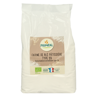 Primeal Banketbakkers tarwebloem T55 bio 1 Kilogram