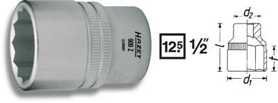 Hazet 900Z 900Z-13 Dop (twaalfkant) Dopsleutelinzetstuk 13 mm 1/2 (12.5 mm)