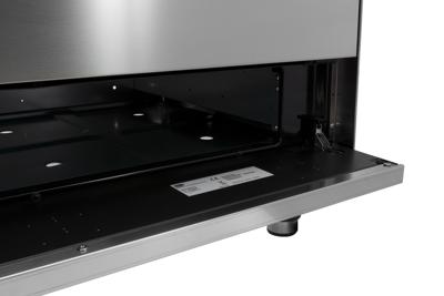 Boretti Milano Vrijstaand fornuis Roestvrijstaal Zone van inductiekookplaat B Boretti Milano Vrijstaand fornuis Roestvrijstaal Zone van inductiekookplaat B