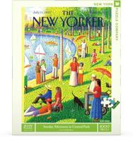 New York Puzzle Company Zondagmiddag in Central Park - 1000 stukjes - thumbnail