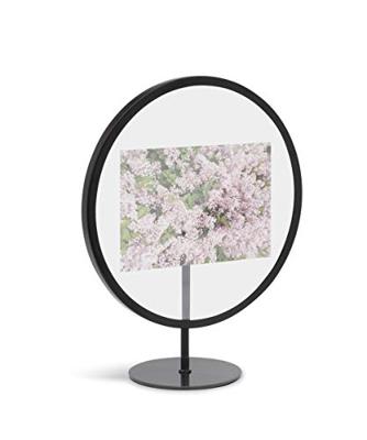 Umbra Infinity fotolijst 22x27x10cm staand - voor foto&apos;s 10x15cm - rond - Iron zwart 1012271-040 - thumbnail
