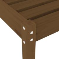 Ligbed 199,5x60x74 cm massief grenenhout bruin - thumbnail