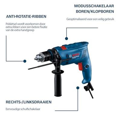 Bosch Blauw GSB 600 Klopboormachine | In Doos - 06011A0320