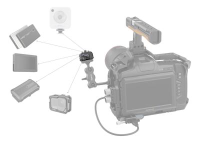 SmallRig Drop-in HawkLock Universele Quick Release Klem en Plaat - Mini SmallRig Drop-in HawkLock Universele Quick Release Klem en Plaat - Mini