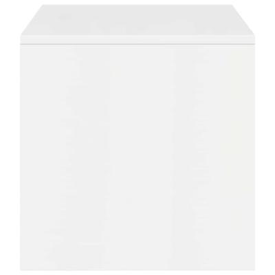 Tv-meubel 100x40x40 cm bewerkt hout hoogglans wit