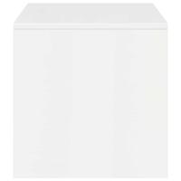 Tv-meubel 100x40x40 cm bewerkt hout hoogglans wit - thumbnail