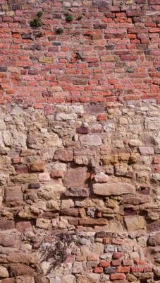 Livingwalls The Wall II - Rood - Steenlook - 392461