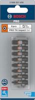 Bosch Accessoires PRO TH Impact bits | T10H | T15H | T20H | T25H (x2) | T27H | T30H | T40H | 25 mm | 8 stuks - 2608521U56 - thumbnail