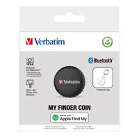 Verbatim My Finder Coin 1-Pack Bluetooth tracker Apple AirTag Zwart - thumbnail