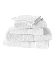 De Witte Lietaer Helene Handdoekenset met washanden Wit, 6 delig Wit - thumbnail