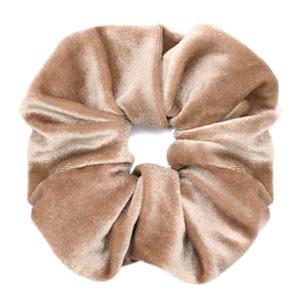 scrunchie Velvet Light brown
