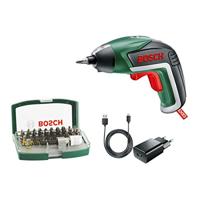Bosch Groen 3,6V Li-Ion accu schroevendraaier set (1x 1,5Ah accu) incl.32-delige bitset - 4,5Nm - 06039A800S - thumbnail