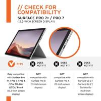Urban Armor Gear Pantserglas voor Microsoft Surface Pro 7 / Pro 6 / Pro 5 / Pro 4 (Microsoft gecertificeerd getemperd glas, 9H hardheid, anti-vingerafdruk coating, 0,3 mm dun) - thumbnail
