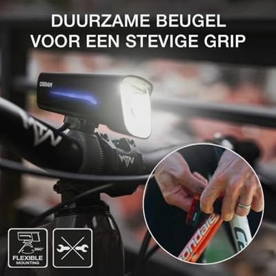 Osram Automotive RACE 50 SET Fietsverlichtingsset LED werkt op een accu Zwart