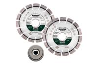 Metabo Accessoires Set: 2x Diamant slijpschijf | Ø 125x22,23mm | "UP" | 1x Snelspanmoer 630800000 - 628582000 - thumbnail
