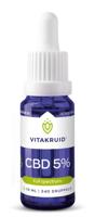 Vitakruid CBD Olie 5% full spectrum met MCT als drager - thumbnail