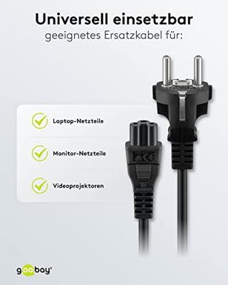 goobay Stroomkabel C5 Notebook