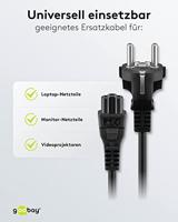 goobay Stroomkabel C5 Notebook - thumbnail