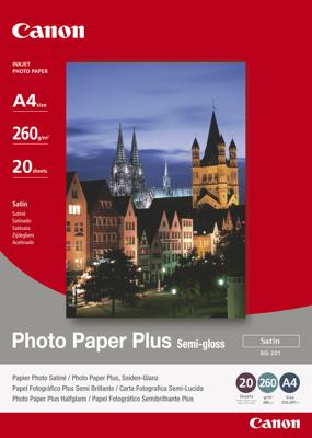 Canon SG-201 A4 Semi-Gloss 20 vel 260g/m² Canon SG-201 A4 Semi-Gloss 20 vel 260g/m²