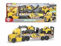 Dickie mack/volvo transporter met werkvoertuigen - thumbnail