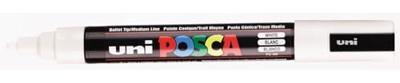 Paintmarker Uni POSCA PC5M medium wit | 6 stuks
