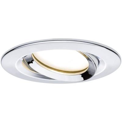 Paulmann Nova Plus Inbouwlamp voor badkamer LED LED 6 W IP65 Chroom Paulmann Nova Plus Inbouwlamp voor badkamer LED LED 6 W IP65 Chroom