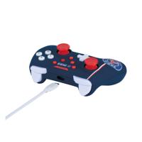 Gamepad - Nintendo Switch, Switch 2 en pc - PSG - Bedraad - Blauw, wit en rood - Trilfunctie - 3 meter kabel - Konix - thumbnail