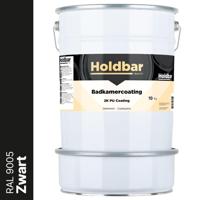 Holdbar Badkamercoating Zwart (RAL 9005) 10 kg - thumbnail