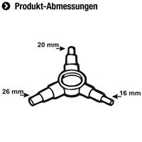 Cornat Vrs Calibratiehulp 16+20+26Mm Abs - VRST661226 - thumbnail