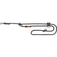 Trixie hondenriem be nordic verstelbaar donkergrijs / bruin - thumbnail