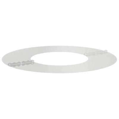 VidaXL Geschikt voor platte boomring zilver ø30 / 60 cm roestvrij staal VidaXL Geschikt voor platte boomring zilver ø30 / 60 cm roestvrij staal