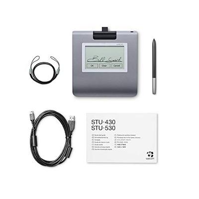Wacom Signature Set STU-430 & sign pro PDF USB Pen-display, signature-pad Grijs
