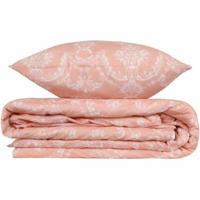 Beddengoedset - 1 dekbedovertrek 220 x 240 cm + 2 kussenslopen 60 x 60 cm - 65% katoen, 35% polyester - Poeder - thumbnail