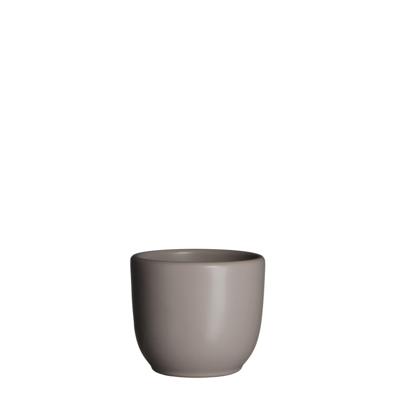 Mica Decorations bloempot Tusca rond 7,5x6,5 cm taupe mat Mica Decorations bloempot Tusca rond 7,5x6,5 cm taupe mat